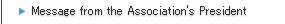 Message from the Association's President
