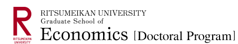 RITSUMEIKAN UNIVERSITY Graduate School of Economics