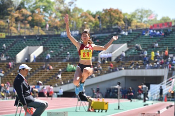 兵庫リレーカーニバル女子走幅跳7位の山下選手