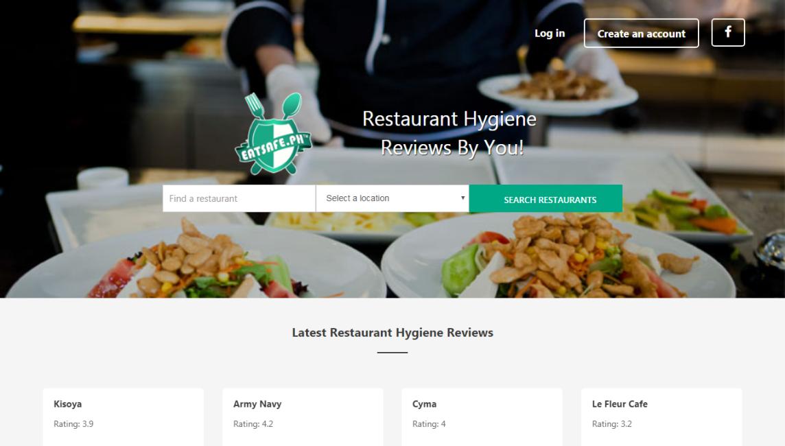 フィリピン国内レストランの食品衛生状態を評価するオンラインシステムを開発