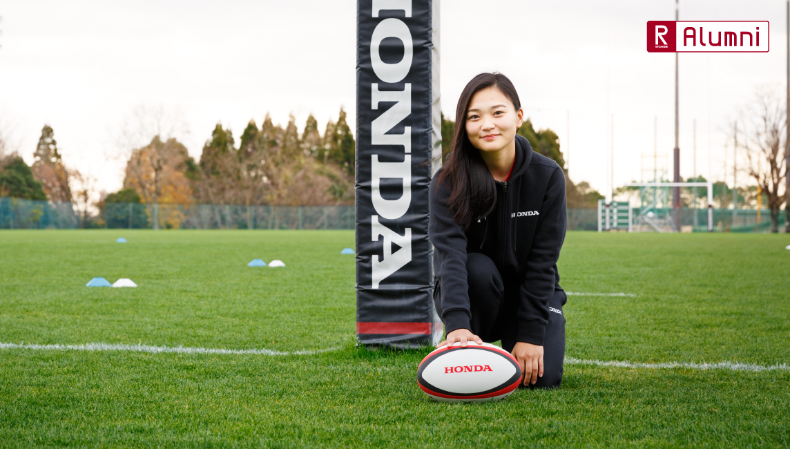 好き だけは譲れない Honda Heatラグビー部 アナリスト 竹内 佳乃さん 18年スポーツ健康科学部卒 立命館大学