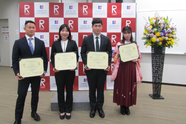Beginning of a New Chapter for RU Sakura Scholars: 2023 Fall Commencement