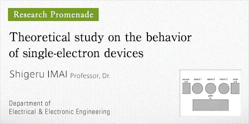 Theoretical study on the behavior of single-electron devices