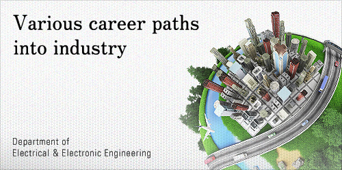 Various career paths into industry