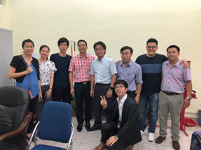 With Prof. Dr. Huy, Luong, Vu and their students.