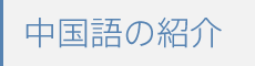 中国語の紹介