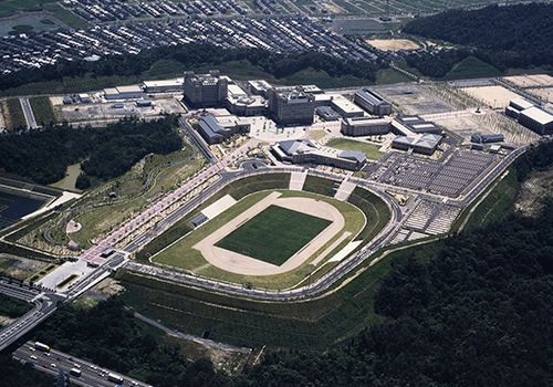 写真3-4-1　びわこ・くさつキャンパス開設時（1994年）