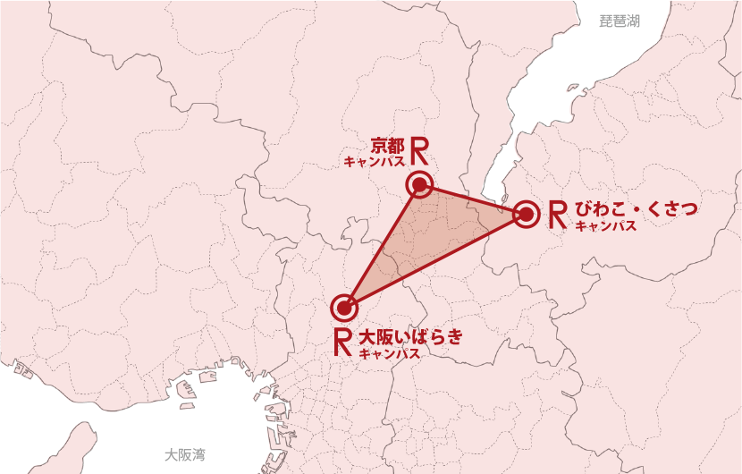 図2-3　立命館大学のトライアングル体制