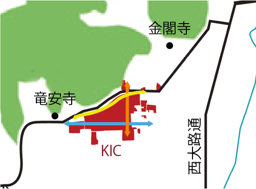 図2-4 衣笠キャンパスの位置図