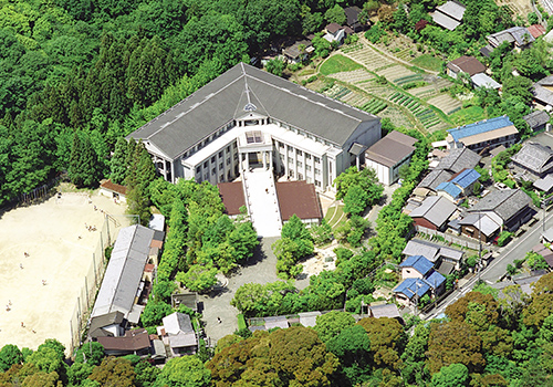 写真3-4　西園寺記念館航空写真