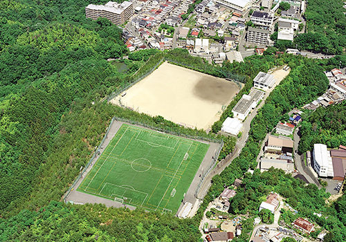 写真3-5 原谷グラウンド航空写真