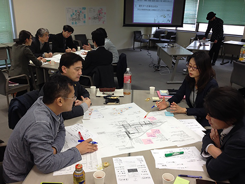 写真8-2 作業グループのワークショップの様子(2015年1月)