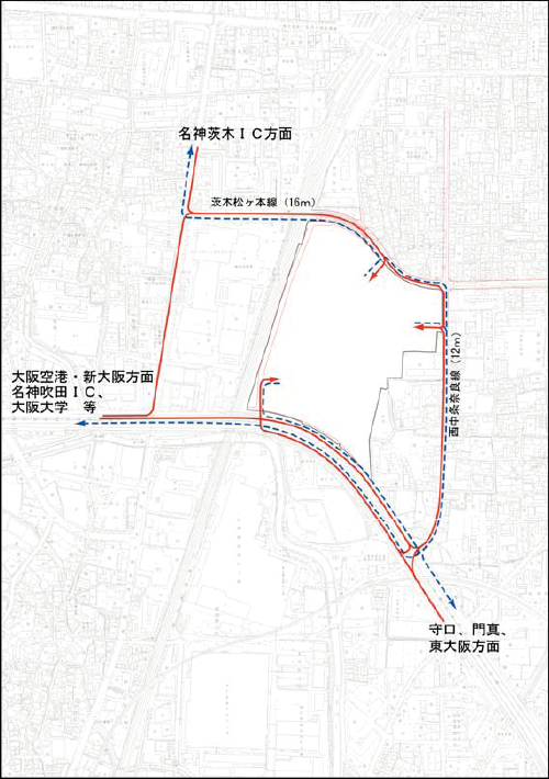 図4-2-3　周辺地域からの車でのアクセス