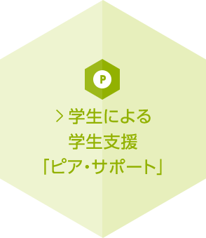 学生による 学生支援 「ピア・サポート」