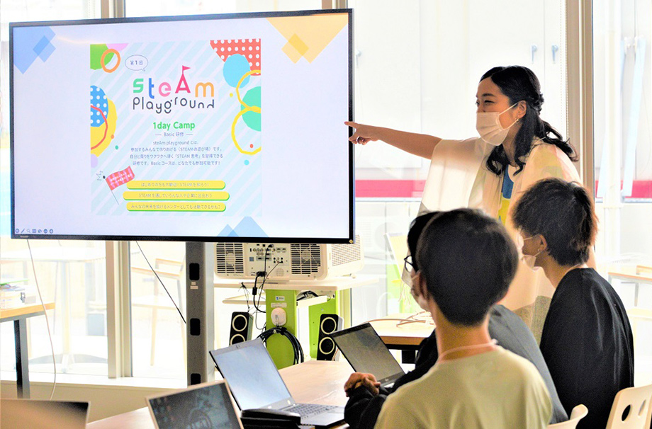 OIC・分林記念館にて「第1回steAm Playground 1day Camp ~Basic研修~」開催