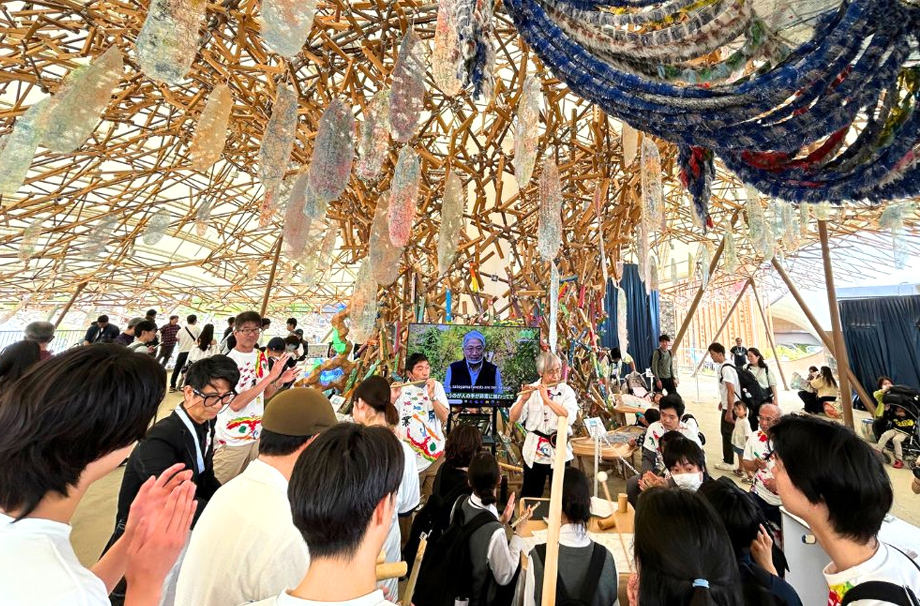 【大阪・関西万博】シグネチャーパビリオン「いのちの遊び場 クラゲ館」で「育てる里山プロジェクト」が里山楽器ワークショップ開催