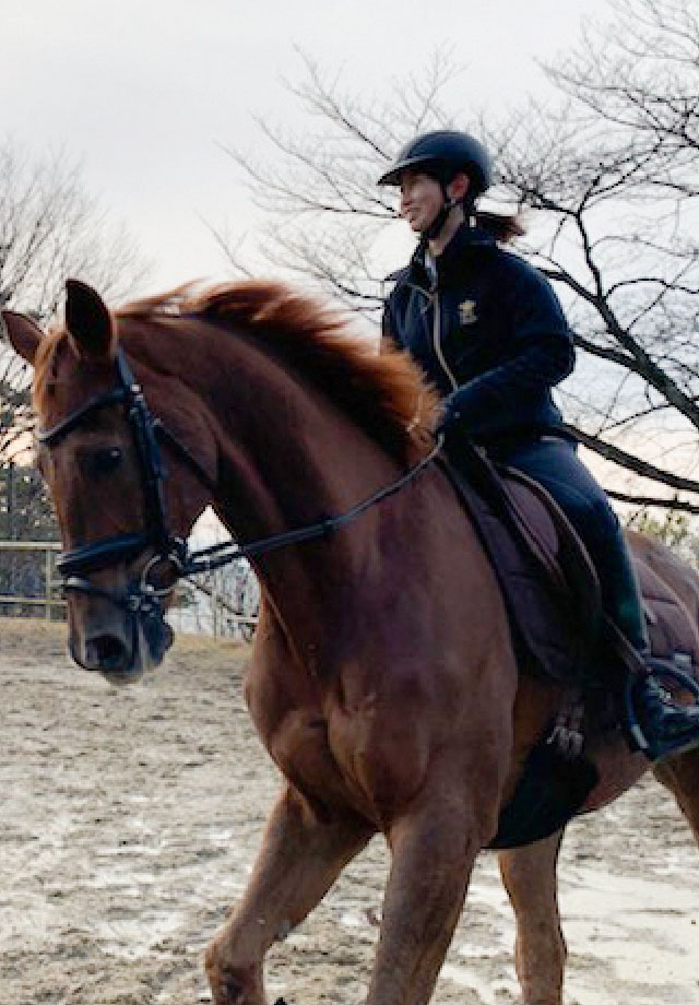 [選手写真]馬術部