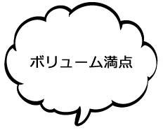 ボリューム満点