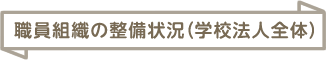 職員組織体制の整備過程（学校法人全体）