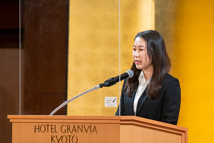 山内瑠華さん（国際関係学部4回生）