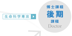 博士課程後期課程　生命科学専攻