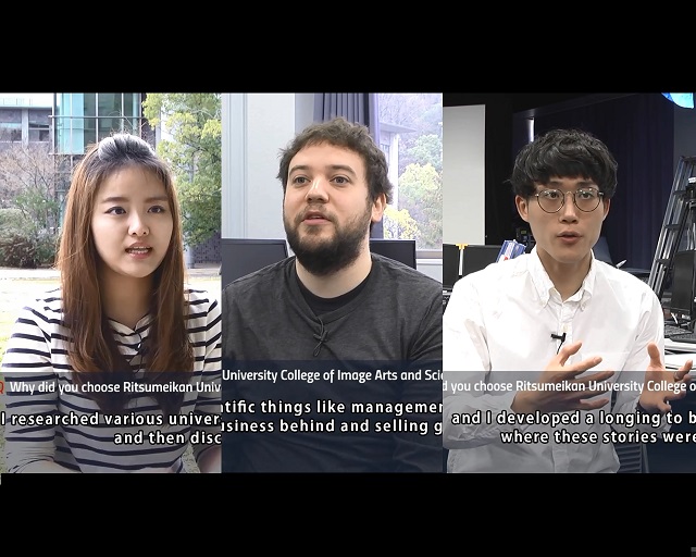 マンガや映画の舞台である日本に憧れて　―留学生へのインタビュー映像公開中！