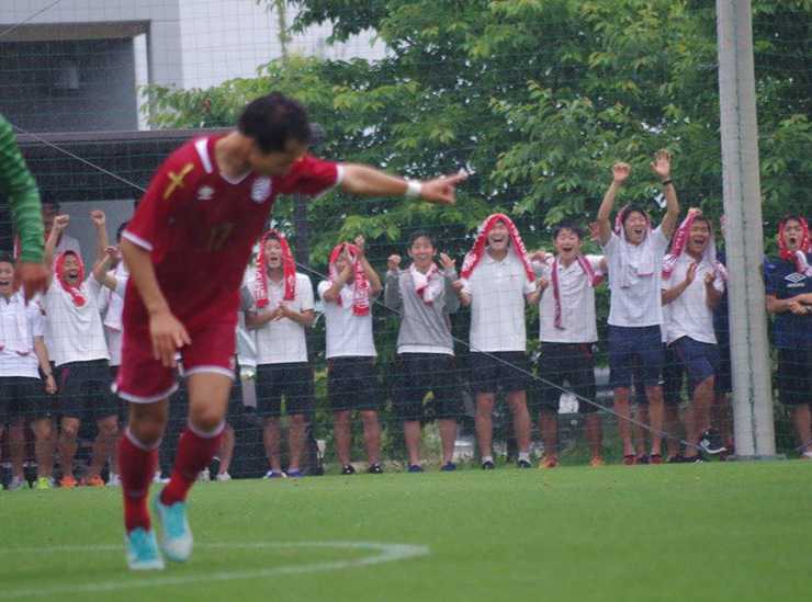 雨の中、共に戦ってくれた仲間たち。チーム一丸でいざ全国へ！