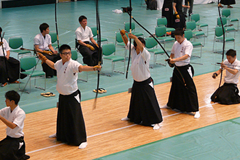 男子団体戦の様子