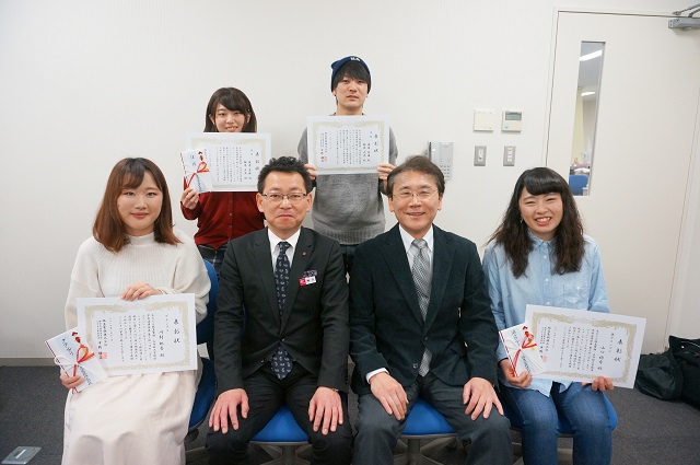 阪急電鉄株式会社×立命館大学映像学部　連携企画 第3回「ゆめ・まち・みらい」アート＆コミュニケーション　コンテストの授賞式を行いました