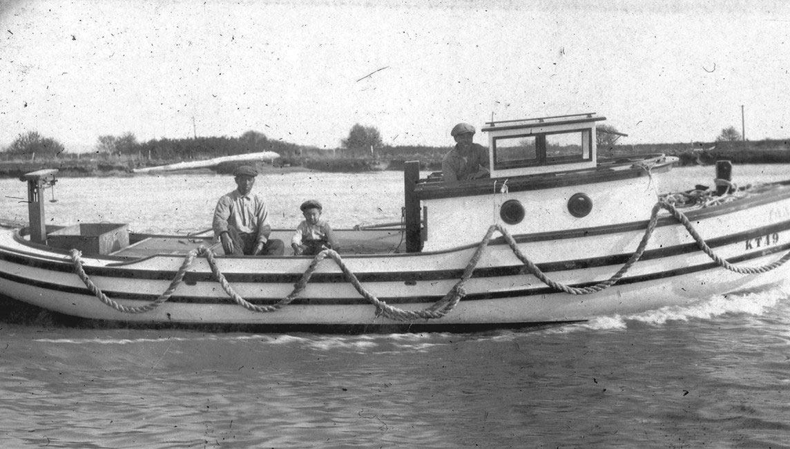 戦前のカナダに渡り漁業に従事した日本人
