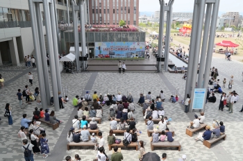 多くの地域の方が訪れるいばらき×立命館DAY