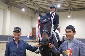 馬場馬術競技の丹羽選手・龍景