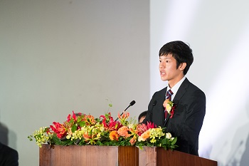 渡邊諒人さん（食マネジメント学部1回生）