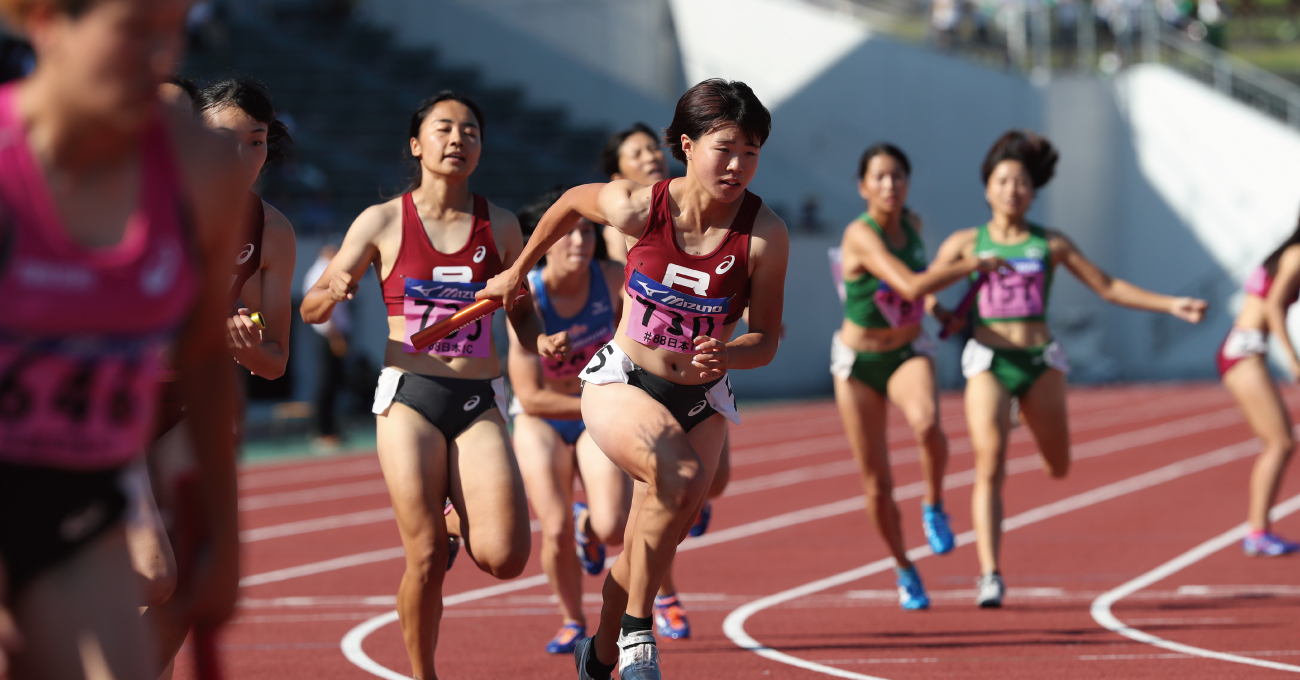 天皇賜盃第88回日本学生陸上競技対校選手権大会　女子総合2位