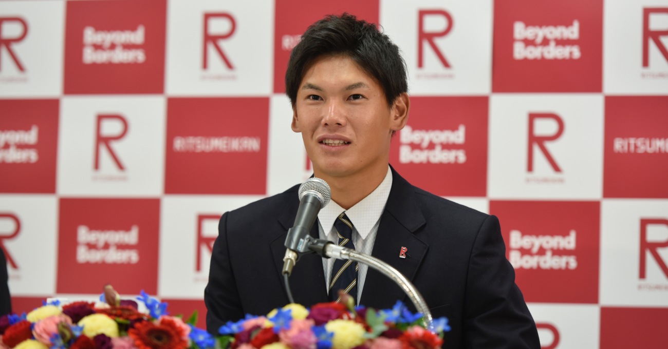 プロ野球ドラフト会議　硬式野球部の坂本裕哉選手が横浜DeNAベイスターズから2位指名