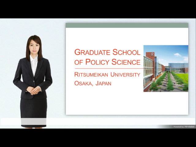 Introductory video of the Graduate School of Policy Science