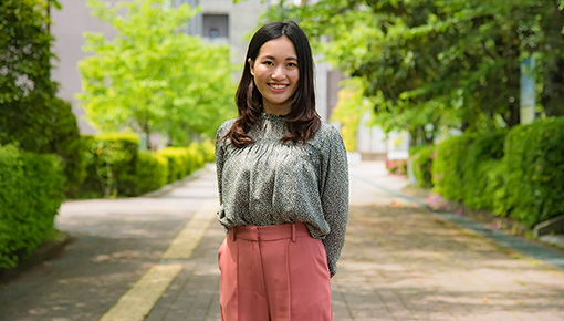 樋口陽香さん（産業社会学部4回生）