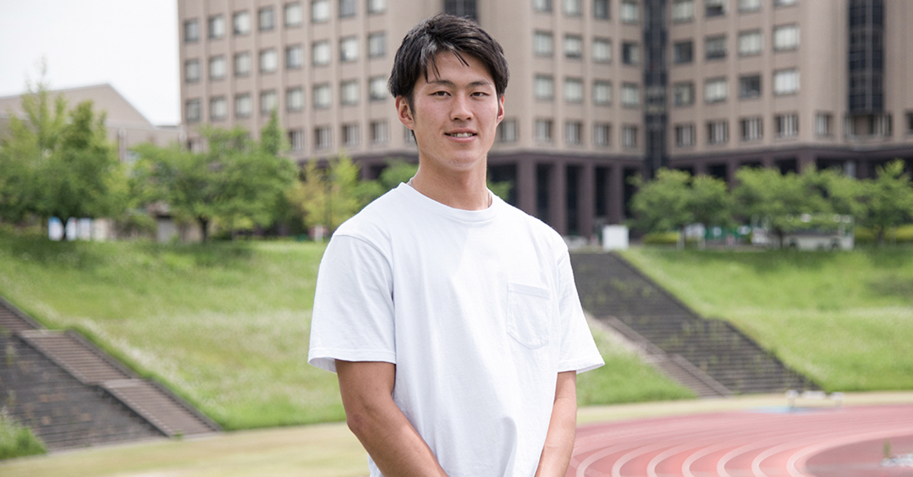 【+Rな人】「もっと速く」110メートルHで関西学生新記録を達成　徳岡凌さん（スポーツ健康科学部4回生）