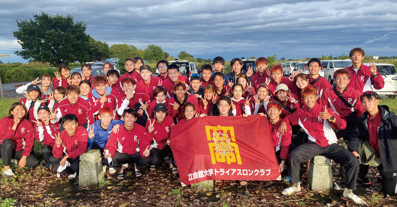日本学生トライアスロン選手権で男子トライアスロン部が準優勝