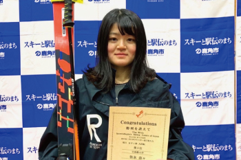 弥永奈々選手（スポーツ健康科学部 4回生）