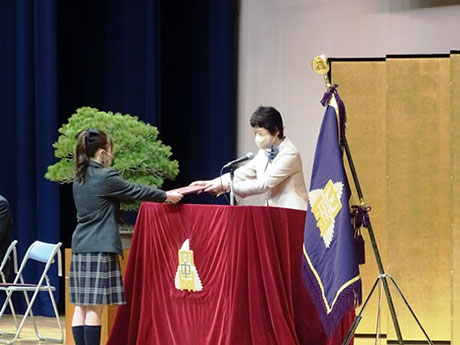 2021年度中学卒業式2