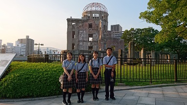 200808生徒会広島訪問01