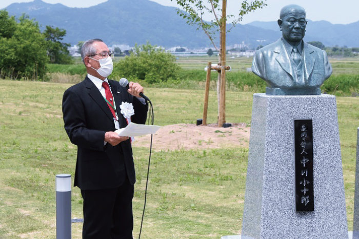 中川茂雄・立命館大学校友会亀岡校友会会長