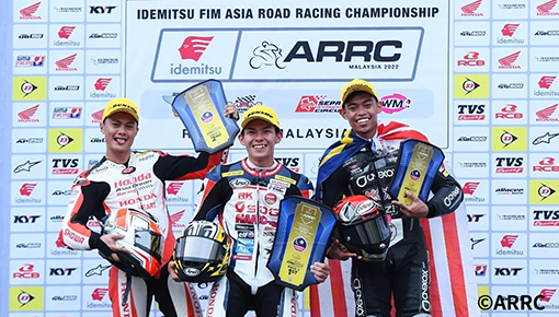 オートバイレーサーの埜口遥希選手が「2022 FIM Asia Road Racing Championship」第2戦で初優勝