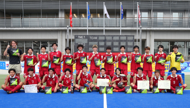 ホッケー部(男子)が3大会ぶりの優勝