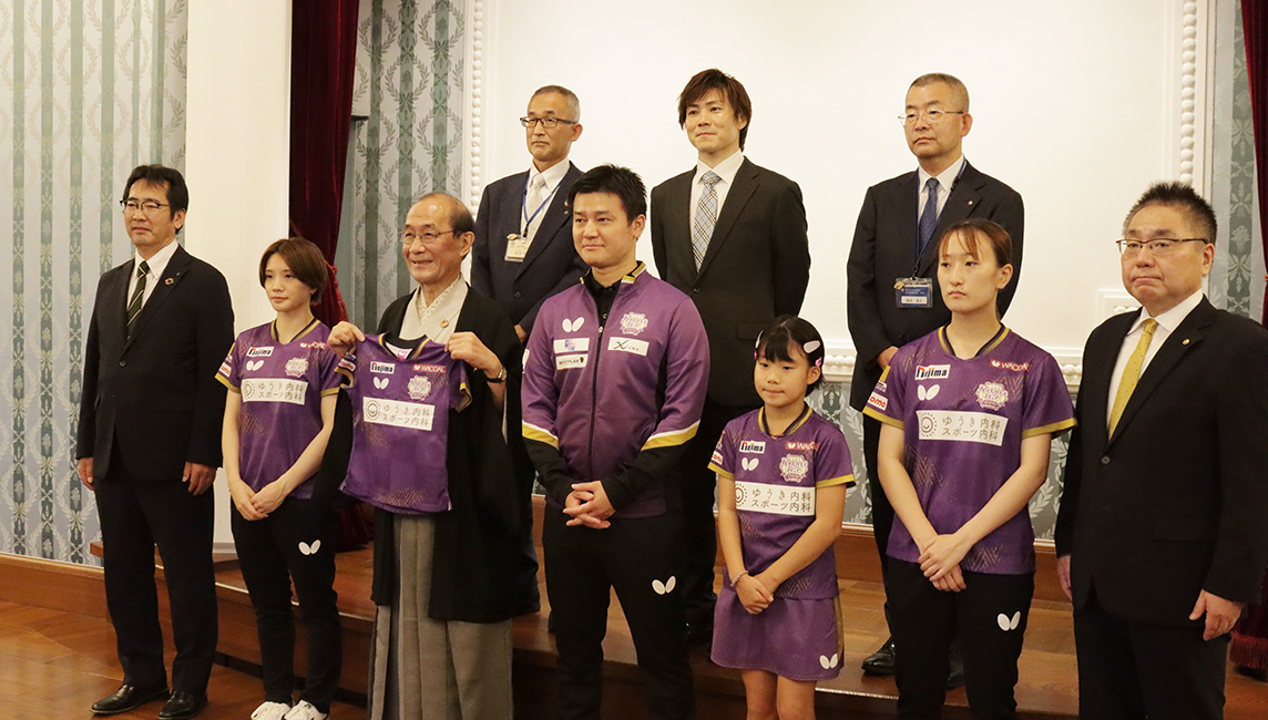 卓球部の田村美佳選手が女子プロ卓球チーム「京都カグヤライズ」からTリーグに参戦
