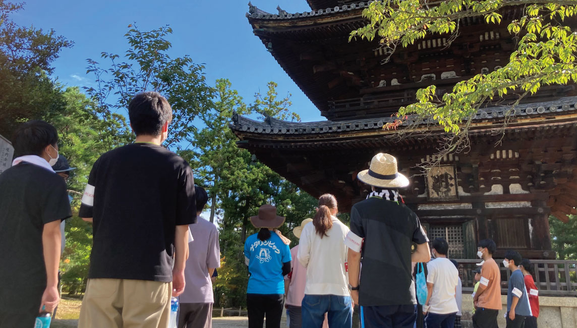 世界遺産 仁和寺ボランティア体験プログラムを実施