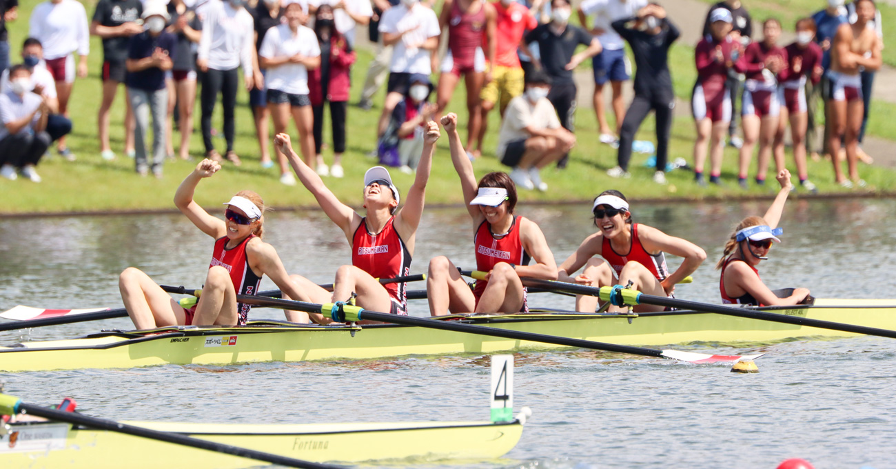 立命館大学ボート部 第100回全日本選手権大会にて2種目優勝