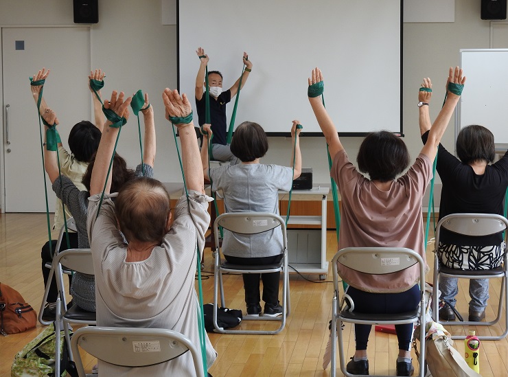 上半身を鍛えました