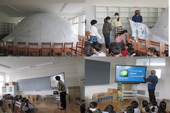 12月12・13日　草津天文研究会による4年生の授業